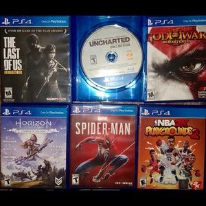 7 ps4 games, PlayStation 4 Games, great condition.
